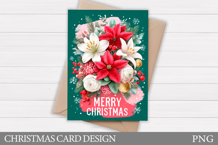 Merry Christmas Card Design. Christmas Card Printable