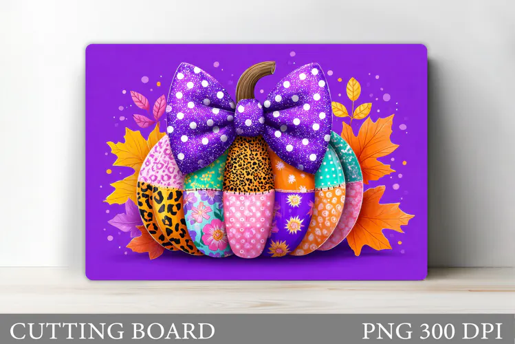 Pumpkin Cutting Board Design. Pumpkin Sublimation