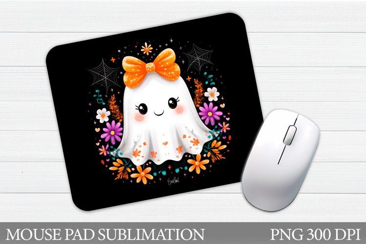 Halloween Ghost Mouse Pad. Halloween Mouse Pad Sublimation