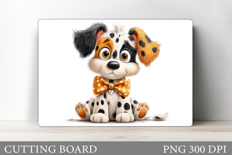 Cute Dog Strawberry Cutting Board. Dog Cutting Board Design
