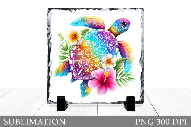 Sea Turtle Sublimation. Sea Turtle Slate Design