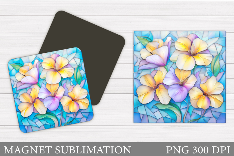 Flowers Magnet Design. Flowers Magnet Sublimation
