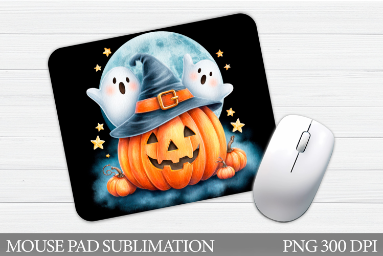 Halloween Pumpkin Mouse Pad. Halloween Mouse Pad Sublimation
