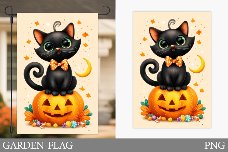 Black Cat Clipart Image 16