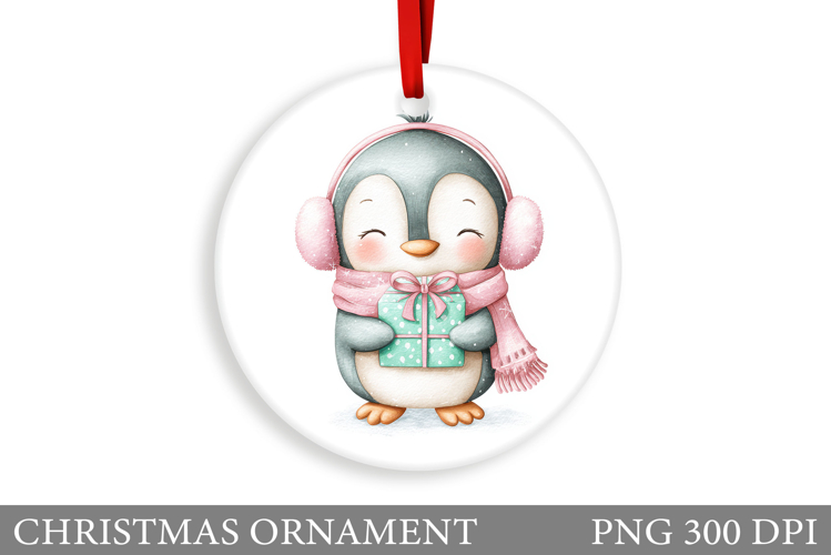 Christmas Penguin Clipart Image 5