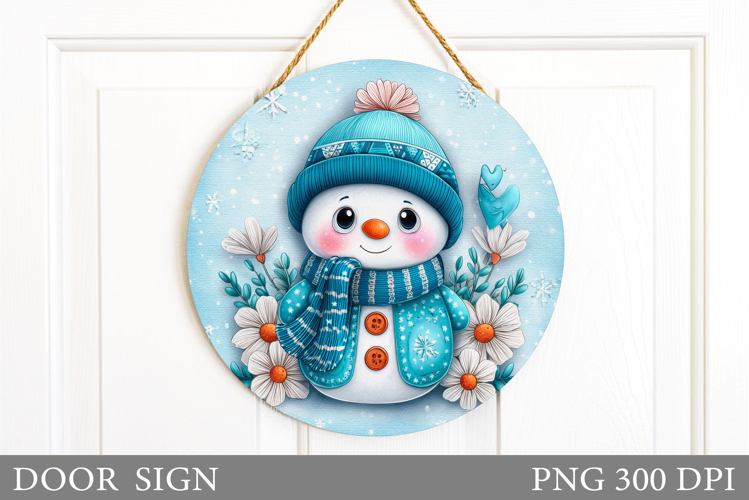 Cute Snowman Clipart Image 24
