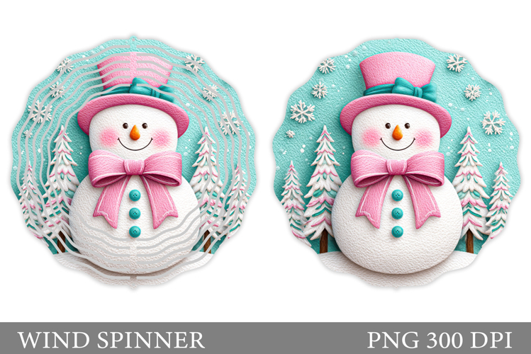 Snowman Sublimation Image 2