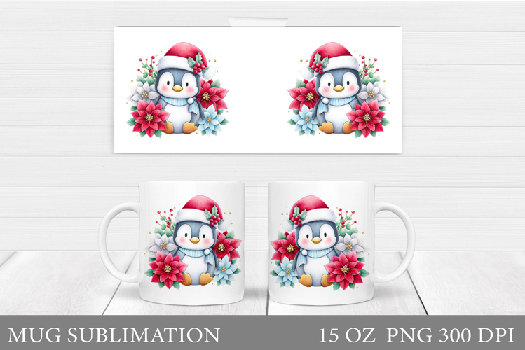 Christmas Sloth Mug Design. Christmas Mug Sublimation