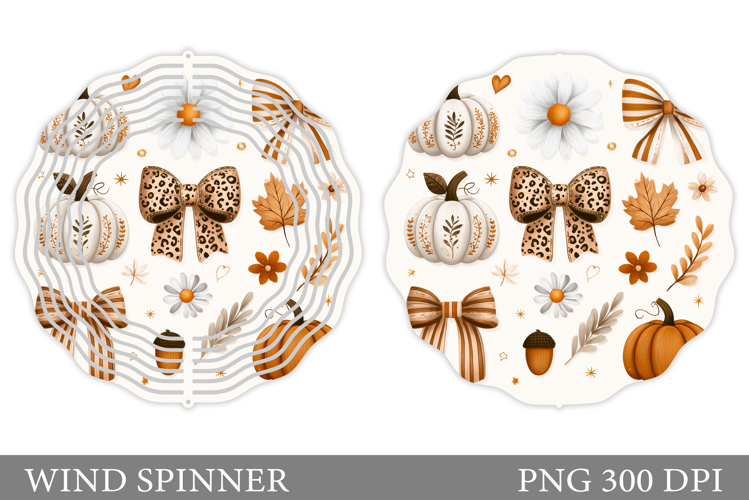 Fall Wind Spinner Design. Fall Pumpkin Wind Spinner