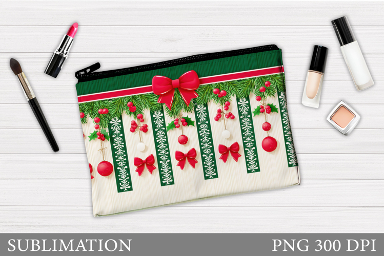 Christmas Cosmetics Bag. Christmas Makeup Bag Sublimation