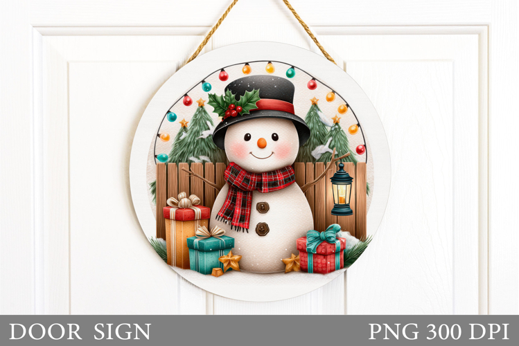 Christmas Snowman Clipart Image 7