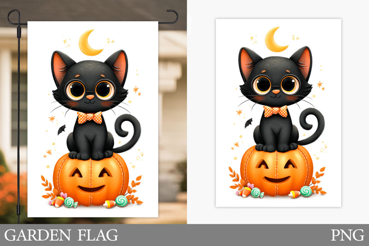 Black Cat Clipart Image 15