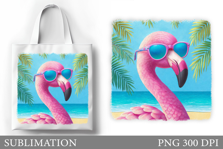 Flamingo Tote Bag Sublimation. Flamingo Sublimation