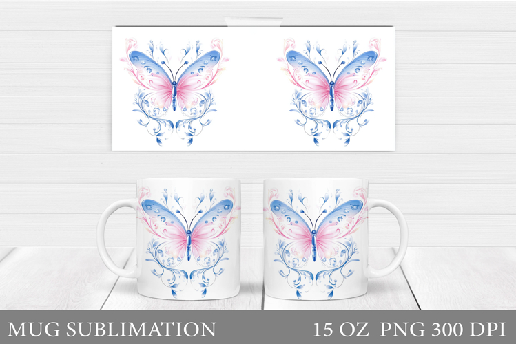 Watercolor Butterfly Clipart Image 2