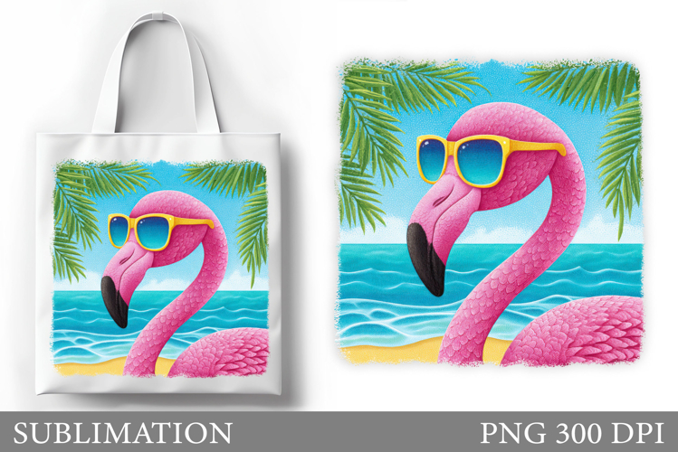 Flamingo Tote Bag Sublimation. Flamingo Sublimation