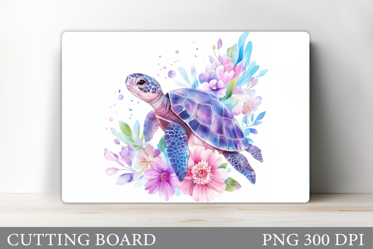 Turtle Kitchen Cutting Board. Sea Turtle Cutting Board