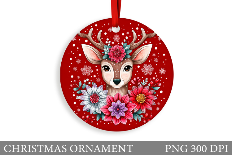 Christmas Reindeer Clipart Image 23