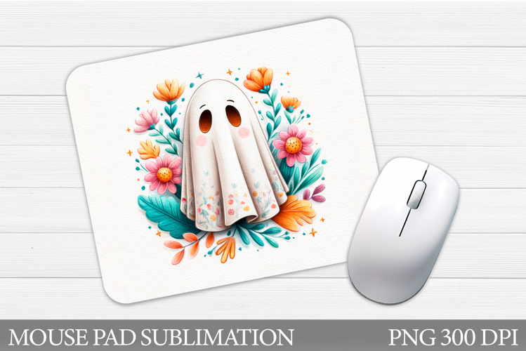 Halloween Ghost Mouse Pad. Halloween Mouse Pad Sublimation