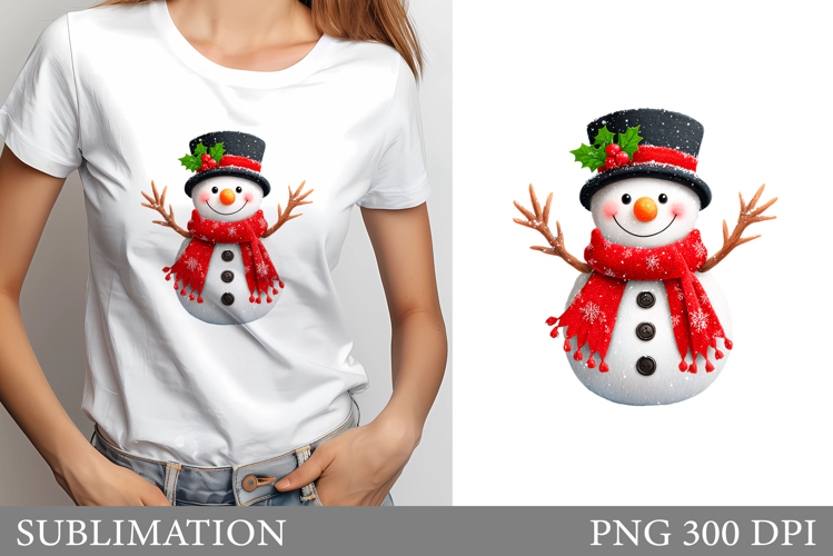Cute Snowman Clipart Image 17