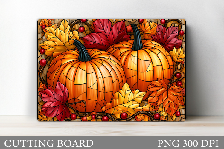 Fall Pumpkin Cutting Board Design. Fall Pumpkin Sublimation