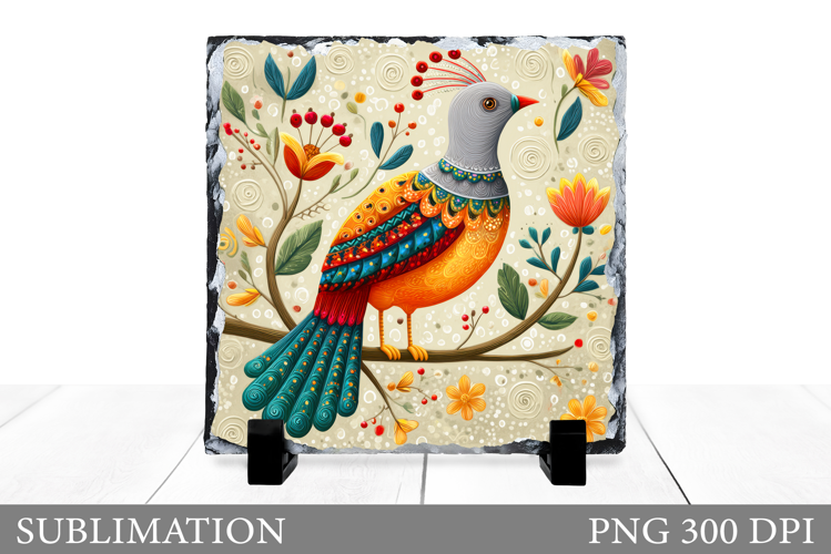 Bird Slate Design. Bird Sublimation