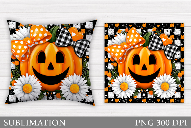 Halloween Pumpkin Pillow. Halloween Pillow Design