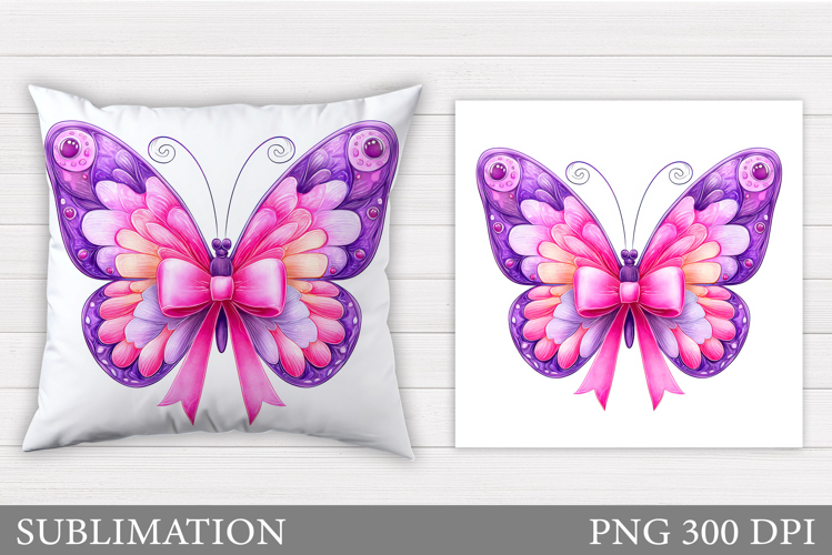 Butterfly Pillow Design. Butterfly Sublimation