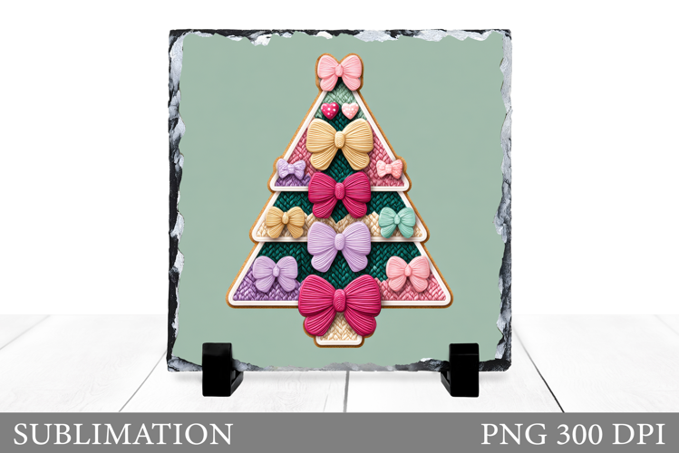 Christmas Tree Sublimation. Christmas Tree Slate Design