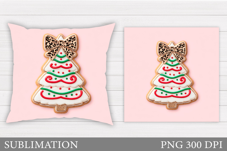 Christmas Tree Cakes Pillow. Christmas Pillow Sublimation