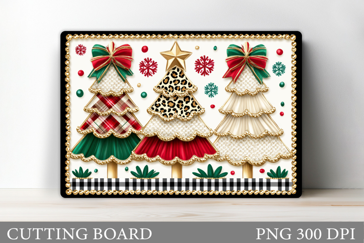 Christmas Tree Cutting Board. Kitchen Cutting Board Design