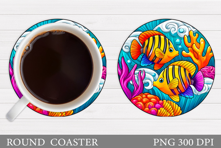 Fish Coaster Sublimation. Fish Sublimation