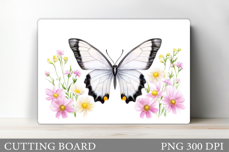 Butterfly Cutting Board Design. Butterfly Sublimation
