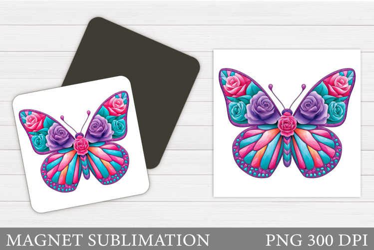Butterfly Magnet Design. Butterfly Sublimation