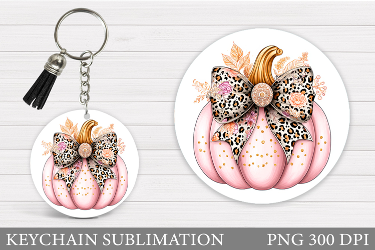 Pumpkin Keychain Design. Pumpkin Sublimation
