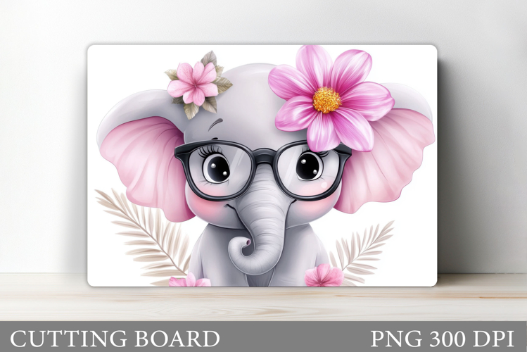 Cute Elephant Clipart Image 4