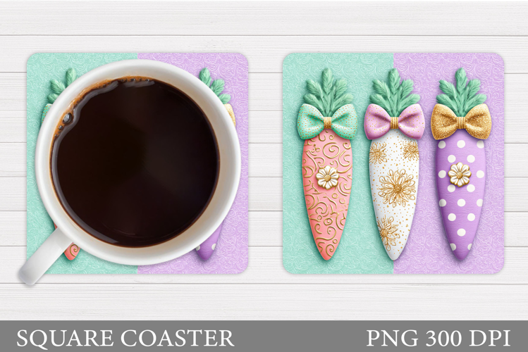 Carrot Coaster Design. Carrot Sublimation