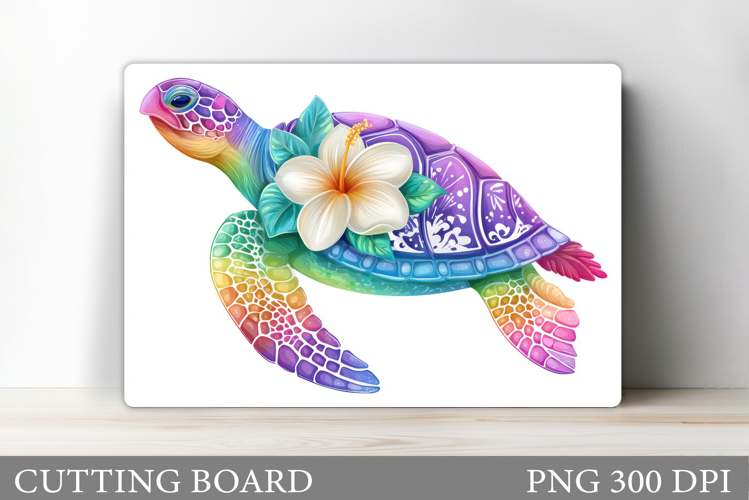 Turtle Kitchen Cutting Board. Sea Turtle Cutting Board