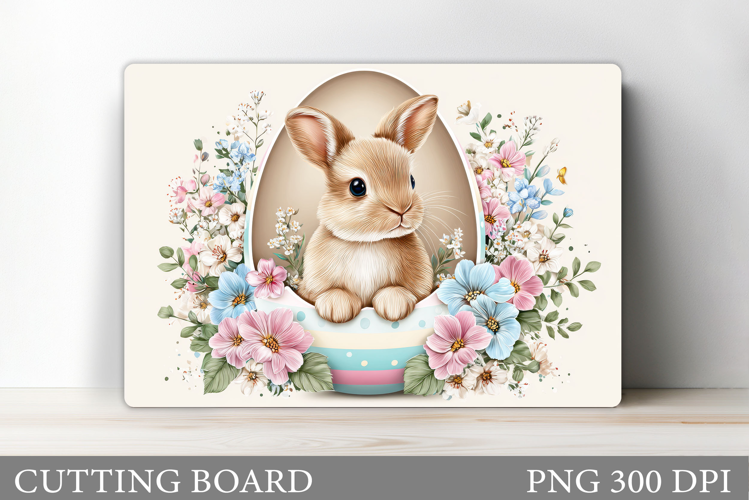 Easter Bunny Cutting Board. Easter Cutting Board Design