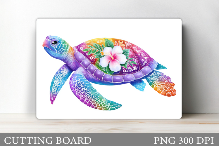 Sea Turtle Cutting Board. Sea Turtle Sublimation