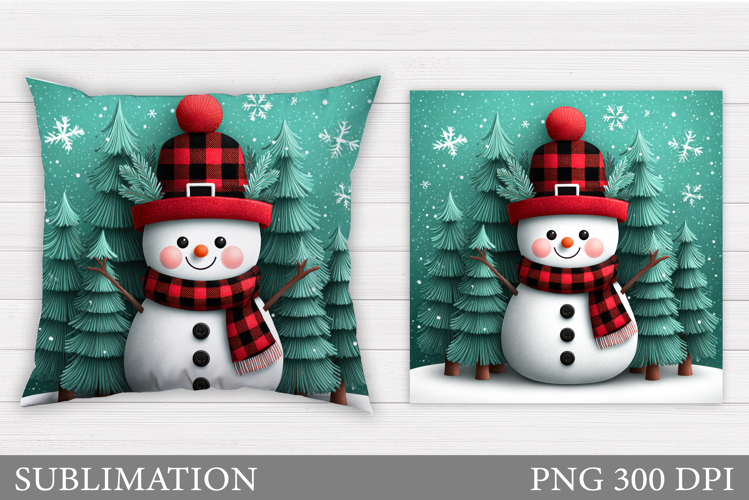Snowman Sublimation Image 2