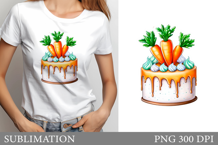 Carrot Sublimation. Carrot T-Shirt Design