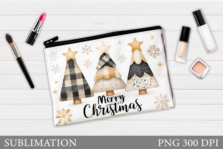 Christmas Cosmetics Bag. Christmas Makeup Bag Design