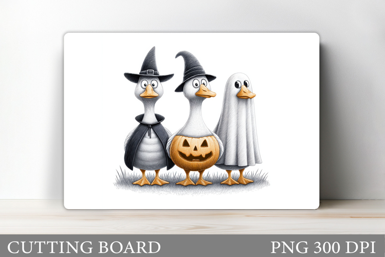 Halloween Goose Cutting Board. Halloween Cutting Board