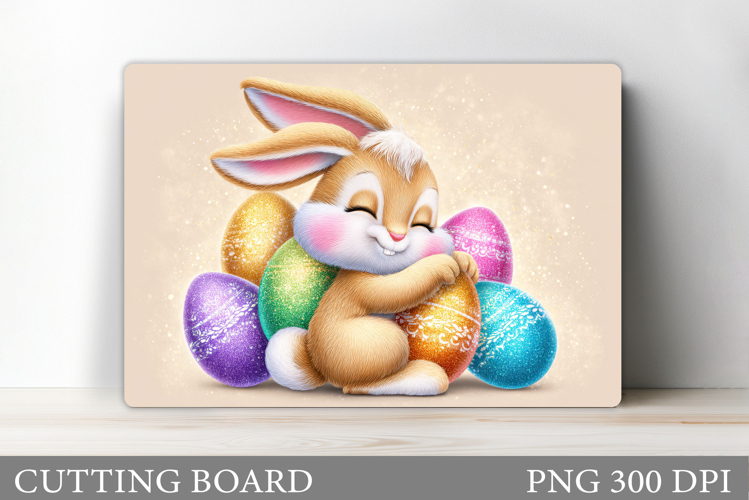 Easter Bunny Cutting Board. Easter Cutting Board Sublimation