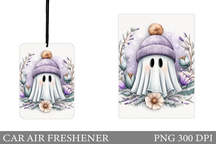 Cute Ghost Car Air Freshener. Halloween Car Air Freshener
