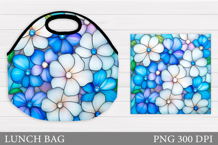Flowers Lunch Bag. Wildflowers Lunch Bag Sublimation
