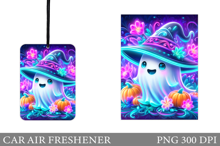 Cute Ghost Car Air Freshener. Cute Pumpkin Car Air Freshener