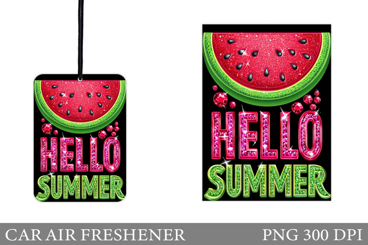 Watermelon Car Air Freshener. Watermelon Sublimation