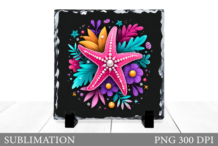 Starfish Sublimation. Starfish Slate Design