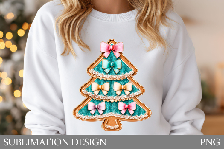 Christmas Tree Sublimation. Christmas Tree T-Shirt Design